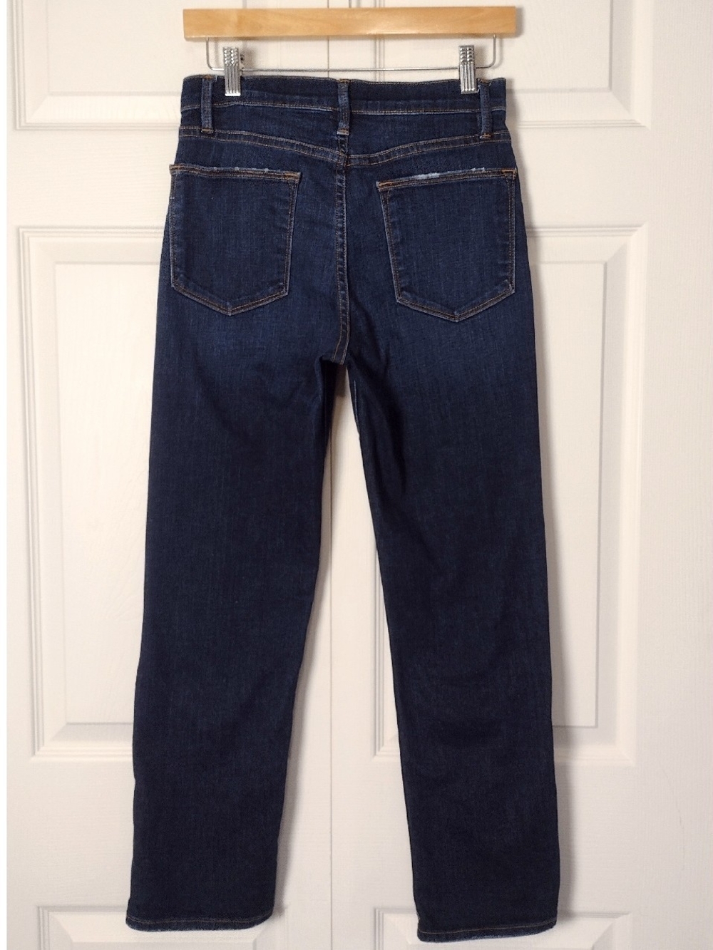 Frame Denim Le High Straight Jeans Snap Ankle Split Hem - Picture 3 of 16